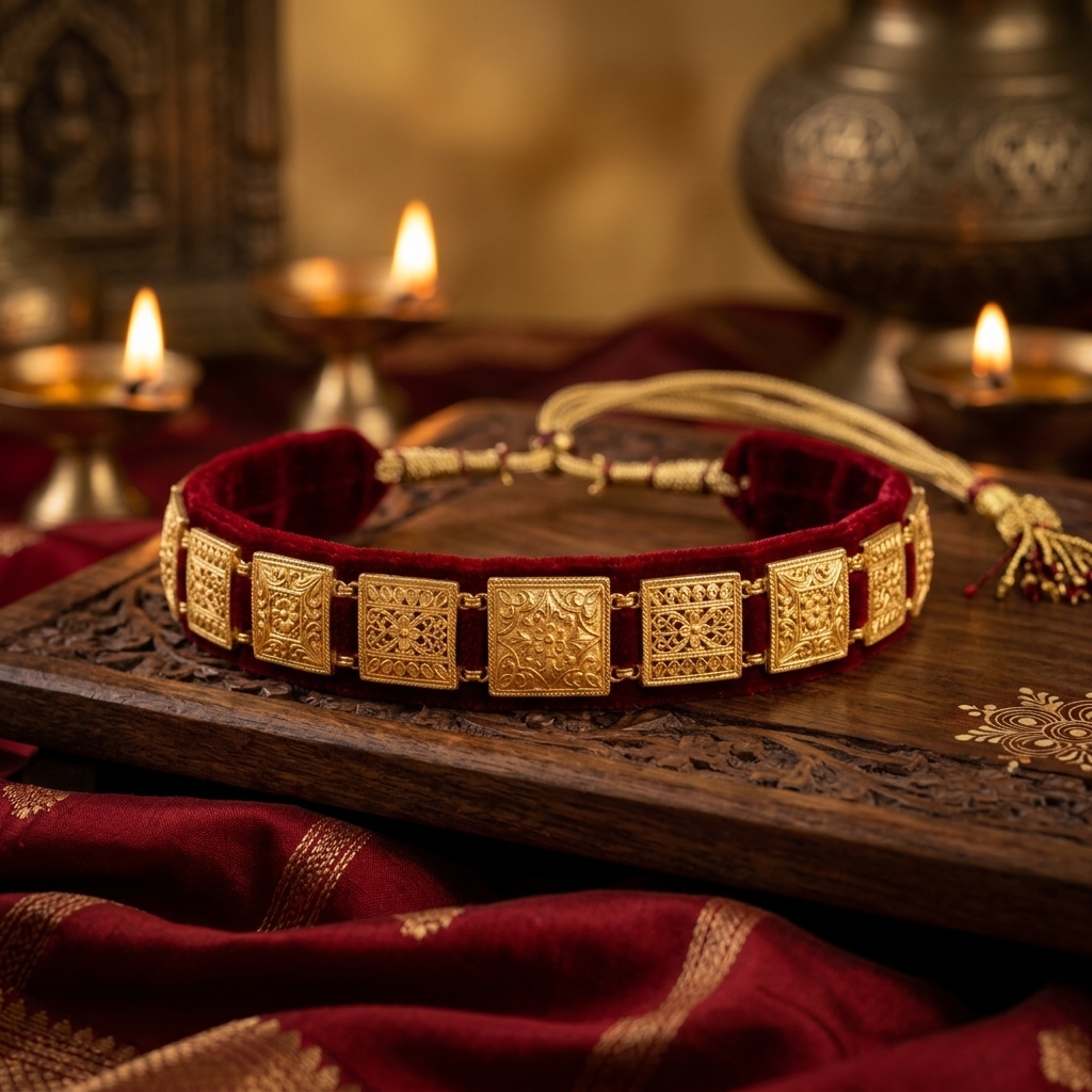 Silver on Crimson Velvet: The Sacred Art of the Pahadi Guloband